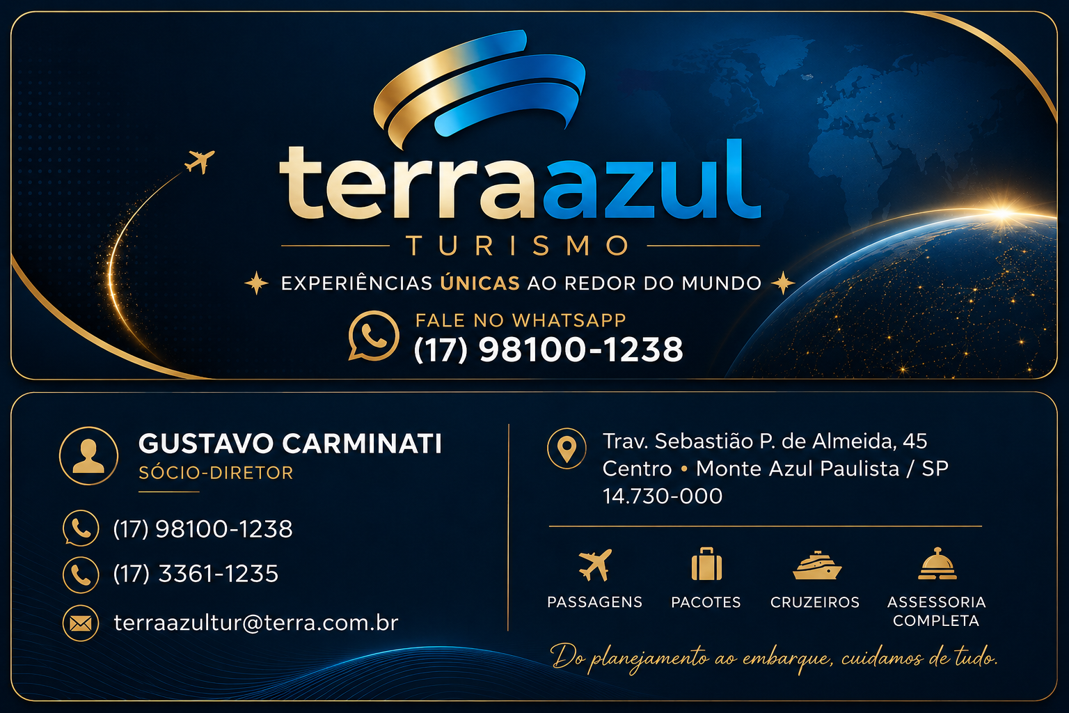 terra azul