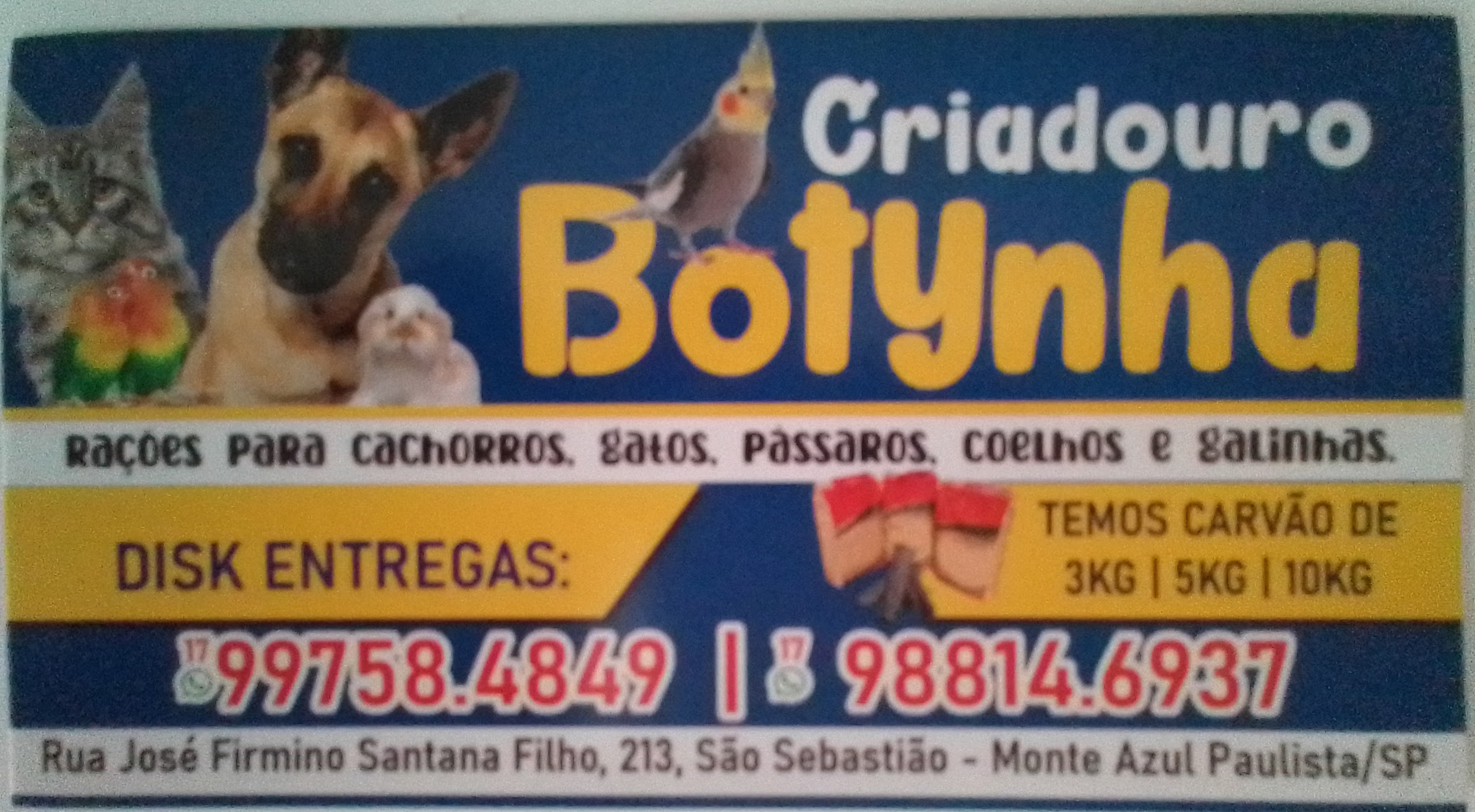 botynha racao
